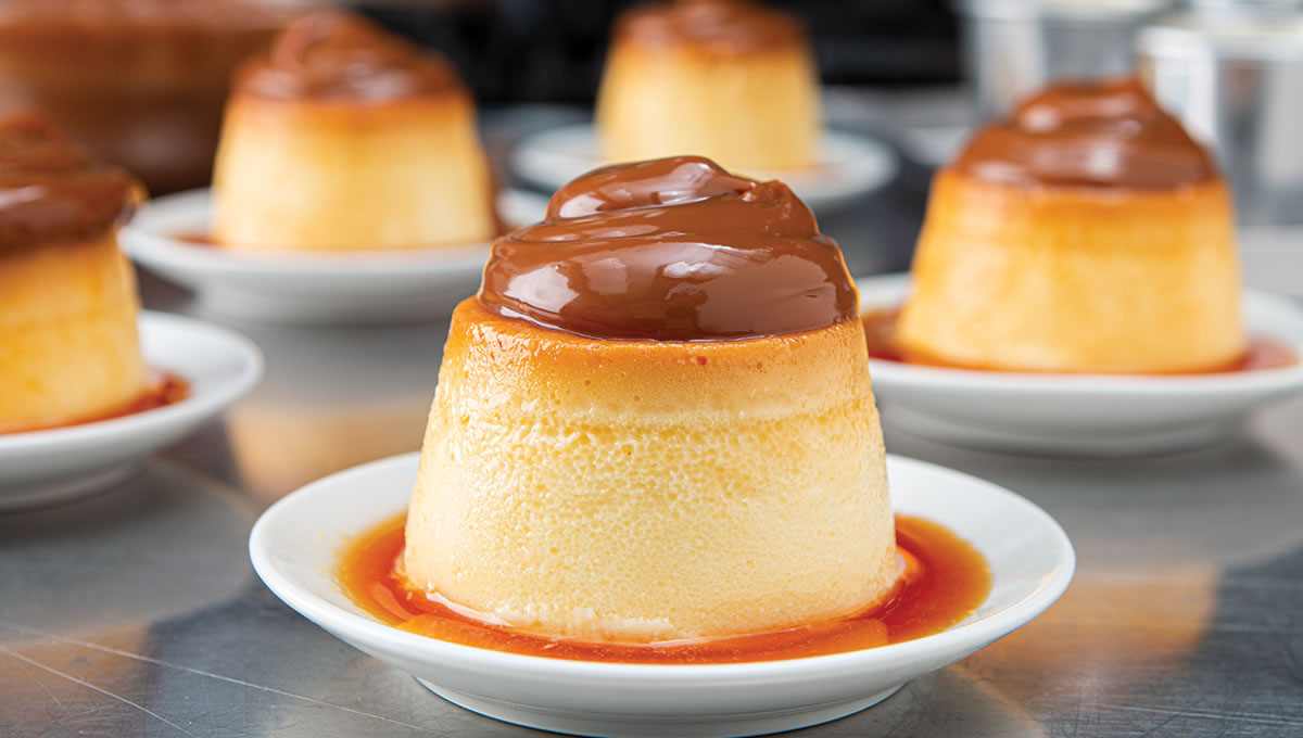 FLAN CON DULCE DE LECHE