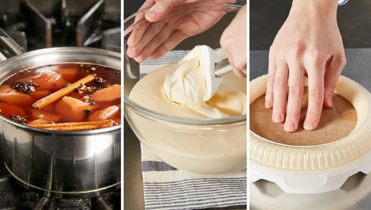 TORTA DE ARROZ CON LECHE Y MEMBRILLOS